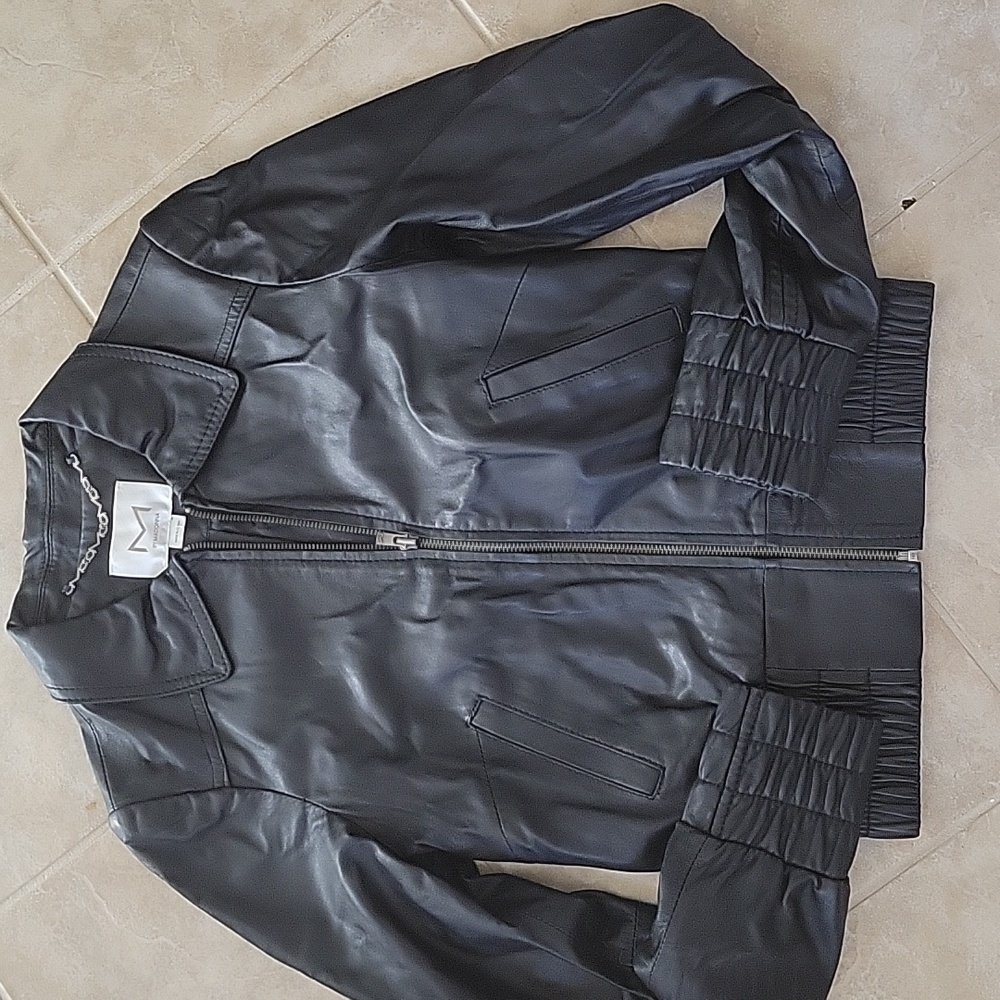 M by Madonna Leather Jacket size 4